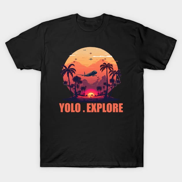 Yolo - Explore 01 T-Shirt by i2studio